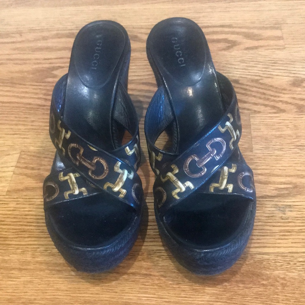 Gucci platform sandals